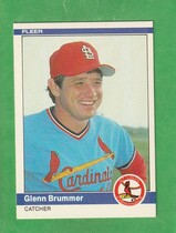 1984 Fleer Base Set #321 Glenn Brummer