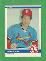1984 Fleer Base Set #337 John Stuper