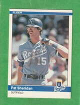 1984 Fleer Base Set #357 Pat Sheridan