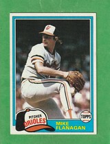 1981 Topps Base Set #10 Mike Flanagan