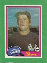1981 Topps Base Set #88 Joe LeFebvre
