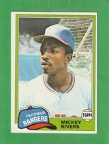 1981 Topps Base Set #145 Mickey Rivers