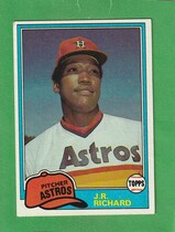 1981 Topps Base Set #350 J.R. Richard