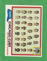 1981 Topps Base Set #676 Cubs Team