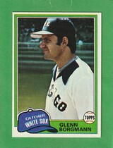 1981 Topps Base Set #716 Glenn Borgmann