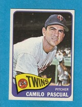 1965 Topps Base Set #255 Camilo Pascual