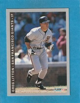 1993 Fleer Base Set #533 Greg Litton