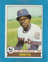 1979 Topps Base Set #454 Len Randle