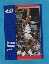 1991 Fleer Base Set #199 Theodore Edwards