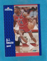 1991 Fleer Base Set #206 A.J. English