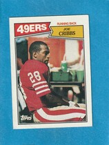 1987 Topps Base Set #114 Joe Cribbs