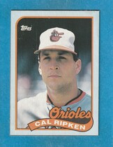1989 Topps Wax Box Cards #J Cal Ripken Jr.