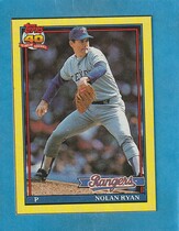 1991 Topps Wax Box Cards #N Nolan Ryan