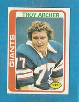 1978 Topps Base Set #492 Troy Archer