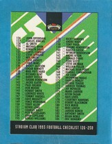 1993 Stadium Club Base Set #240 Checklist 126-250