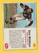 1962 Post Cereal #180 Dave Middleton