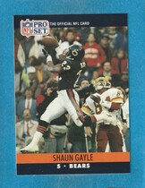 1990 Pro Set Base Set #450 Shaun Gayle