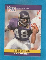 1990 Pro Set Base Set #573 Reggie Rutland