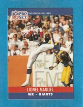 1990 Pro Set Base Set #598 Lionel Manuel