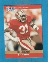 1990 Pro Set Base Set #636 Chet Brooks