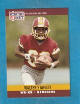 1990 Pro Set Base Set #666 Walter Stanley