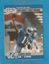1990 Pro Set Base Set #675 Andre Ware
