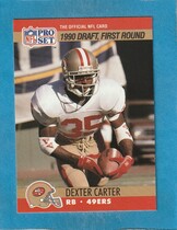 1990 Pro Set Base Set #693 Dexter Carter