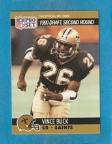 1990 Pro Set Base Set #713 Vince Buck