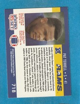 1990 Pro Set Base Set #718 Pat Terrell