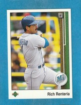 1989 Upper Deck Base Set #547 Rich Renteria
