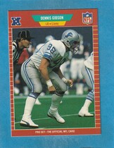 1989 Pro Set Base Set #126 Dennis Gibson