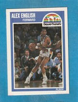 1989 Fleer Base Set #40 Alex English