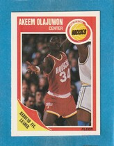 1989 Fleer Base Set #61 Akeem Olajuwon