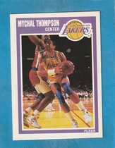1989 Fleer Base Set #79 Mychal Thompson