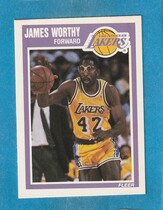 1989 Fleer Base Set #80 James Worthy
