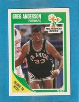 1989 Fleer Base Set #85 Greg Anderson