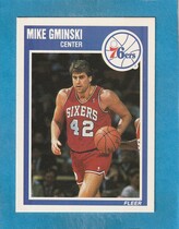 1989 Fleer Base Set #116 Mike Gminski