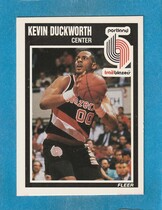 1989 Fleer Base Set #129 Kevin Duckworth