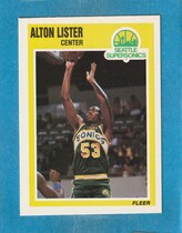 1989 Fleer Base Set #147 Alton Lister