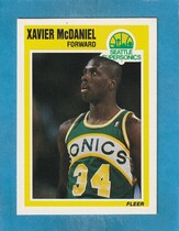 1989 Fleer Base Set #148 Xavier McDaniel