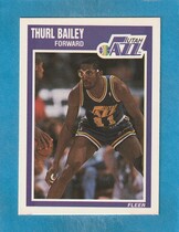 1989 Fleer Base Set #151 Thurl Bailey