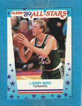 1989 Fleer Stickers #10 Larry Bird