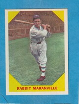 1960 Fleer Base Set #21 Rabbit Maranville