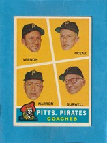 1960 Topps Base Set #467 Pirates Coaches