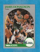 1990 NBA Hoops Hoops #85 James Donaldson