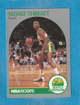 1990 NBA Hoops Hoops #284 Sedale Threatt