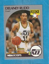 1990 NBA Hoops Hoops #293 Delaney Rudd