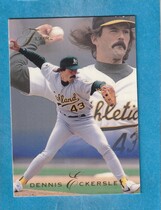 1993 Flair Base Set #257 Dennis Eckersley