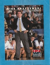 1992 SkyBox USA #95 Mike Krzyzewski