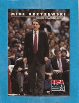 1992 SkyBox USA #96 Mike Krzyzewski